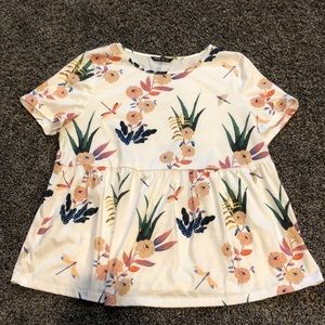 Shein Floral size XL maternity t-shirt